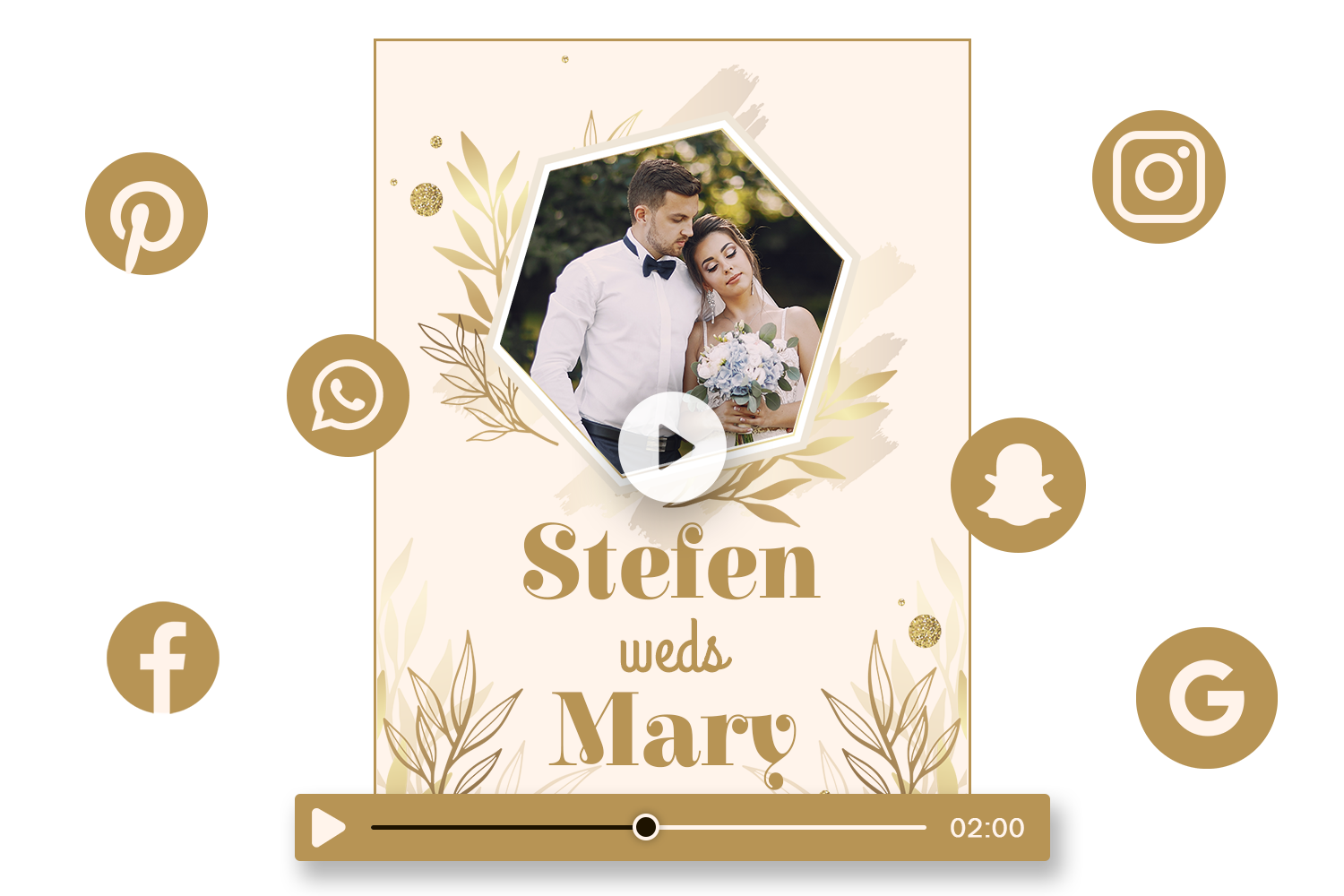 wedding video invitation maker