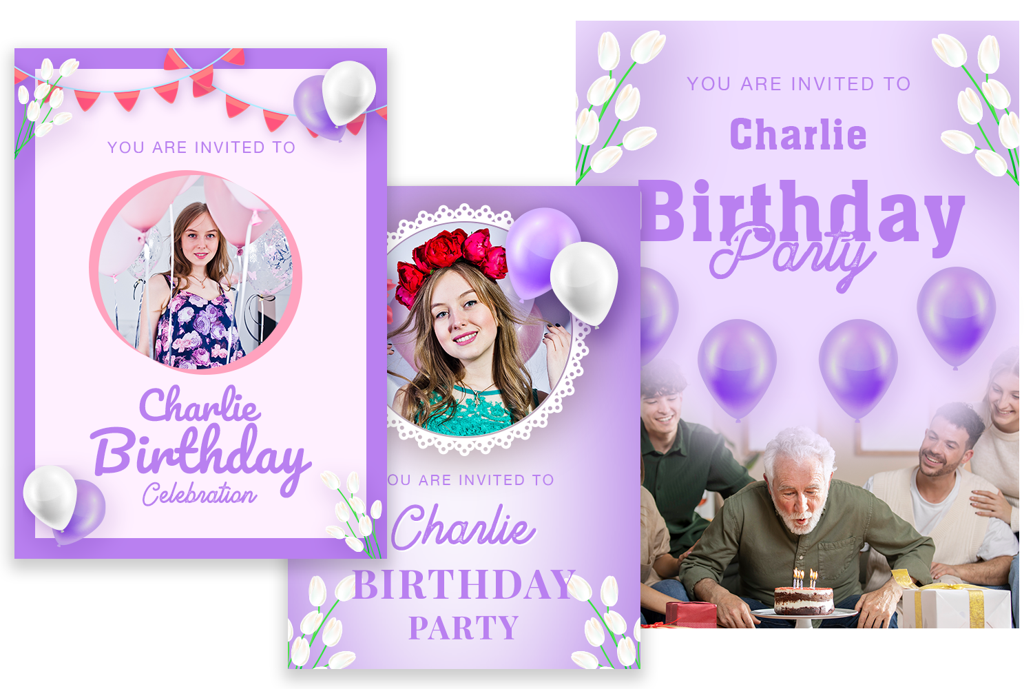 birthday video invitation