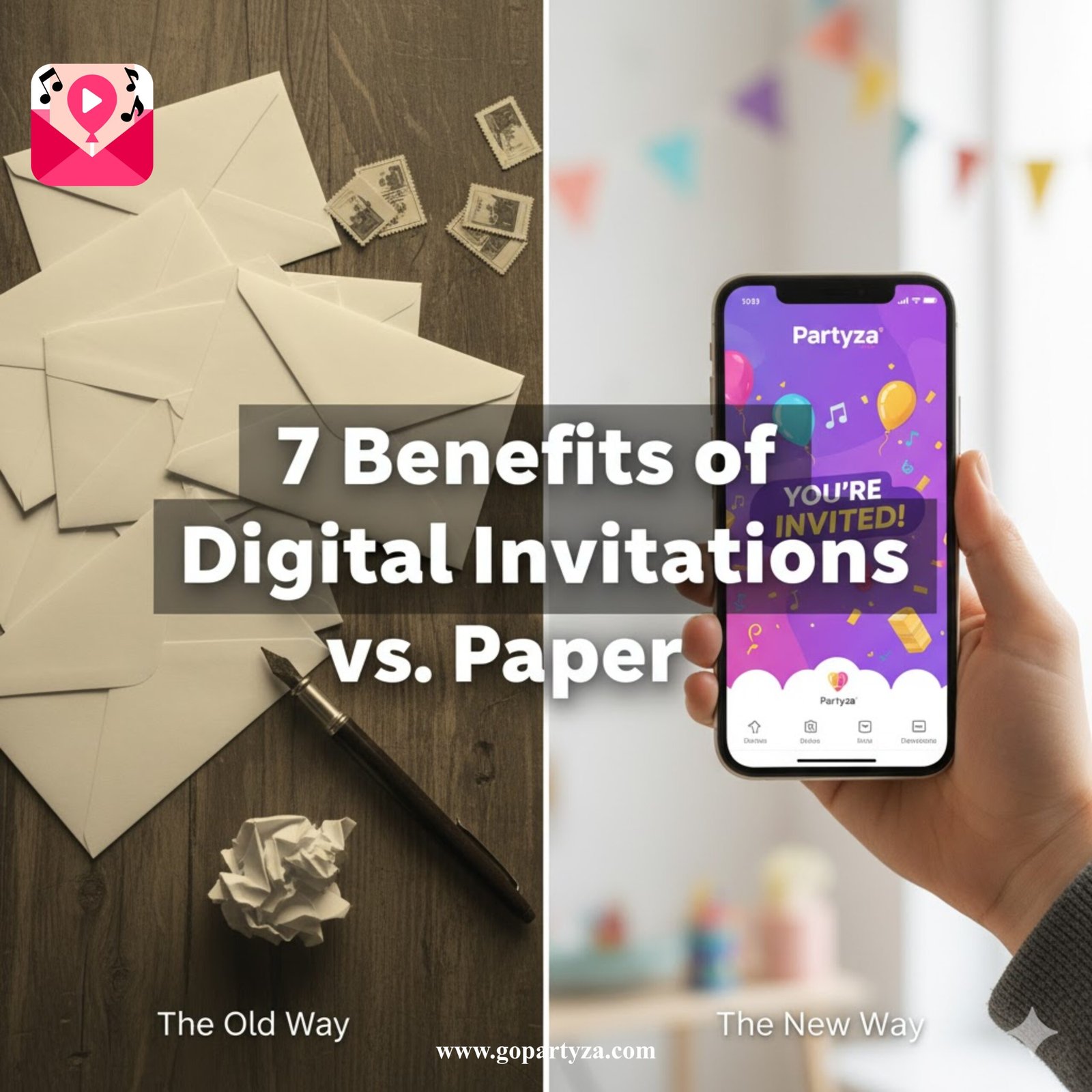 7 benefits of digital invitations vs paper comparison
