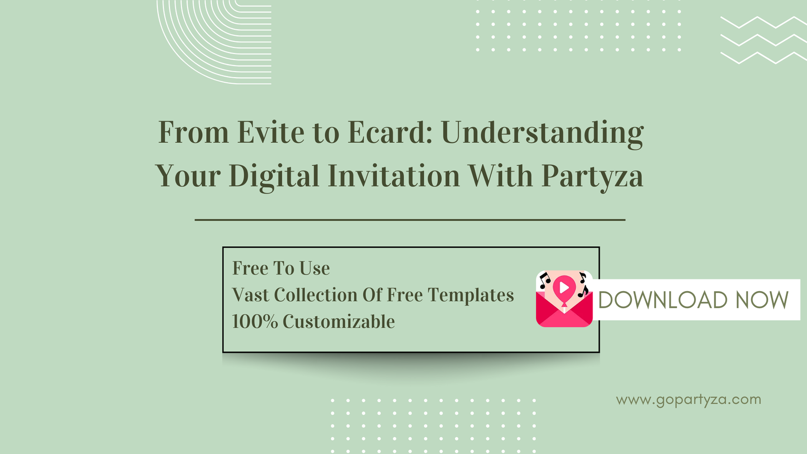 Evite or Ecard Digital Invitation