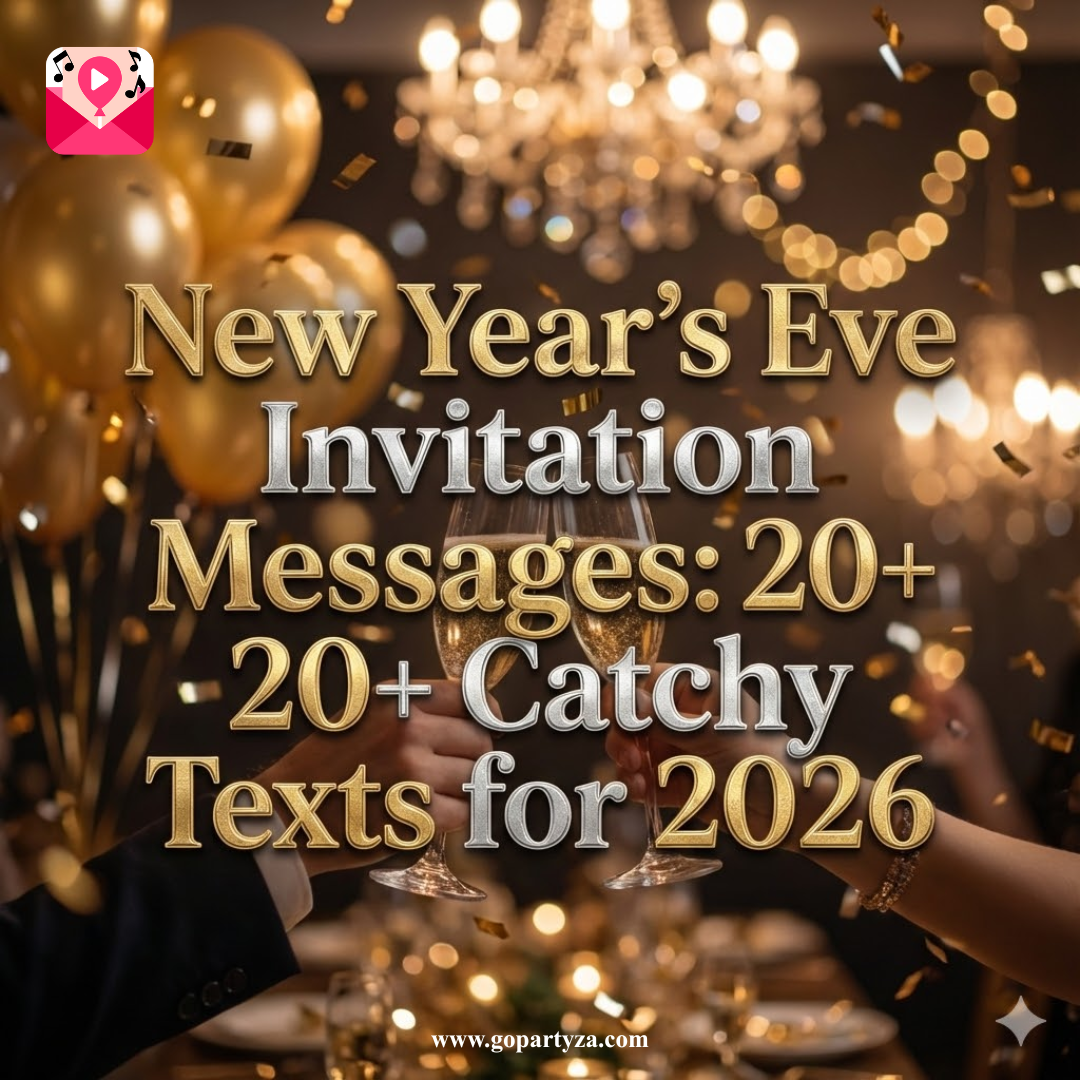 New Year's Eve invitation messages
